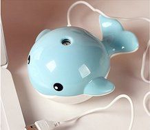 Creative cute whale Small mini Home office desktop air humidifier USB muted Humidifier Computer PC Use Pink