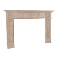 Pearl Mantels Jefferson Wood Fireplace Mantel Surround N3