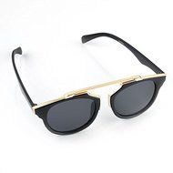 Men Women Aviator Retro Vintage UV400 Sunglasses Driving Fishing Glasses Unisex (black)
