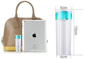 2 In 1 Multi Function Mobile Power Bank + 22ML Hydro Spa Nano Mist Spray Facial Skin Replenishment Beauty Care... N5