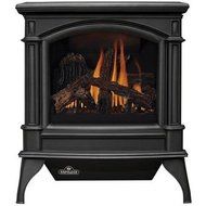 Napoleon GVFS60-1N Vent-Free Cast Iron Gas Stove Painted Metallic Black finish Natural