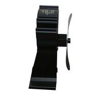 Heat Powered 2 Blade Stove Fan From Boone Hearth for Wood Stoves with FREE Wood Stove Thermometer Included