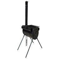 Commart Portable Military Camping Steel Wood Stove Tent Heater for Fishing Camp Cooking Ships from USA N5