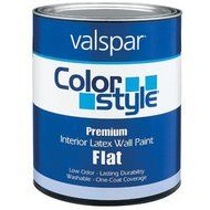 Valspar 44-26329 QT 1 quart Clear Base ColorStyle Interior Latex Flat Wall Paint by Valspar