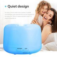 300ml Cool Mist Humidifier Ultrasonic Aroma Essential Oil Diffuser for Office Home Bedroom Living Room Study Yoga... N3