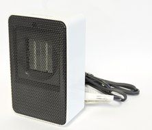 Fan Forced Personal Ceramic Heater Only 7" Tall Take It with You 200 Watt Output 683btu Energy-Smart, uses only... N4
