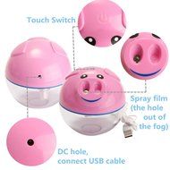 USB Humidifier, EIVOTOR 200ML Essential Oil Diffuser Air Purifier Aroma Diffuser Essential Cute Pig Cool Mist... N3