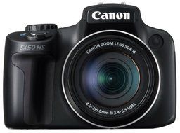 Canon PowerShot SX50 HS 12MP Digital Camera with 2.8-Inch LCD (Black) - International Version (No Warranty) N11