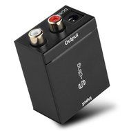 S-ciing Digital to Analog Audio Converter with with Fiber Cable Optical Toslink and Spdif Coaxial Inputs Audio... N5