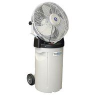 Schaefer Ventilation - GPVM18C - 18 Commercial Pedestal-Mounted Non-Oscillating Misting Air Circulator
