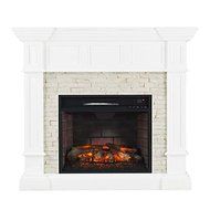 Southern Enterprises Merrimack Corner Infrared Electric Fireplace N3