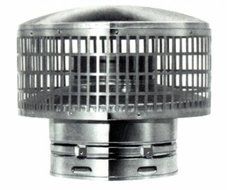 Metal-Fab Stainless Rain Cap - 7 Inch