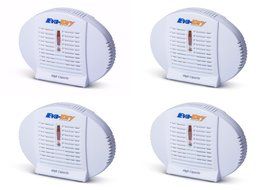 Eva-dry E-500 High Capacity Renewable Wireless Mini Dehumidifier - 4 Pack - Fight dampness in boats, safes, RVs...