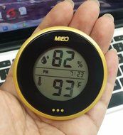 Incubator Thermometer Hygrometer with Hi/Low Memory and Touch Checking Button 2pcs Gold/Pack.Mieo (Gold2) N6