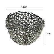 Huayang New 1pcs Silver Tobacco Smoking Pipe Metal Screen Percolator Leach Net Filter 15mm N6