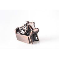 Creative Sexy Sex Women Men Couple Lover Windproof Refillable Cigarette Cigar Lighter Fire Starter with Sound... N14