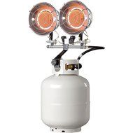 Mr. Heater Tank-Top Propane Heater - Double Burner, 30,000 BTU, Model# SRC30T N2