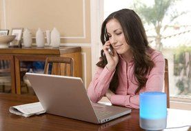 ThreeH 300ml Essential Oil Diffuser Aroma Oil Cool Mist Humidifier with Adjustable Mist Mode Waterless Auto Shut-off... N5