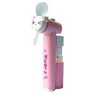 AMTopShow Best Cool Mist Humidifier Fan Air Cooler Battery Powered Super Long Lasting Hello Kitty Style N41