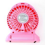 Broadstar Portable Mini Lightweight Rechargeable Table Electric Fan - Pink