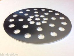 Stainless Steel Fire Grate for Big Green Egg Firebox, LG Large. LIFETIME WARRANTY N2