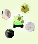LOTOS&reg; Household 300ML Yellow Ceramic Colorful Essential Oil Aromatherapy Humidifier N3