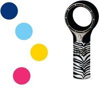 Breezee Bladeless Personal Fan Zebra Print