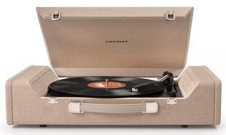 Crosley CR6232A-BR Nomad Portable USB Turntable with Software for Ripping &amp; Editing Audio, Brown N4