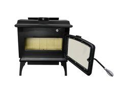 Pleasant Hearth 2,200 Square Feet Wood Burning Stove, Large N10