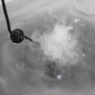 TOOGOO(R) 110V 3.5CM MINI Mist Maker Fogger Water Fountain Pond Fog Machine Atomizer Air Humidifier Black N3