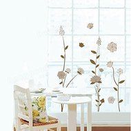 Saver Removable Brown Flowers And Plants Wal Sticker Room Decor Sticker N2
