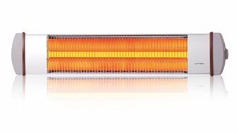 KUMTEL WX-12 WINGO Infrared Heater, One Size, Solid, Silver
