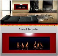 BIO ETHANOL FIRE PLACE MODEL TORNADO (Black) by "Fireplaces Manufacturer Mierzwa (DF-Shopping, Germany)" N5