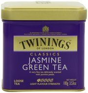 Twinings Jasmine Green Tea, Loose Tea, 3.53 Ounce Tin - Pack of 3 N2
