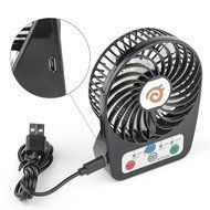 D-FantiX 3-inch Mini Portable Fan 4 Speeds Rechargeable USB Desktop Fan Personal Fan Small Handheld Fan Battery... N10