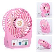 D-FantiX 3-inch Mini Portable Fan 4 Speeds Rechargeable USB Desktop Fan Personal Fan Small Handheld Fan Battery... N13