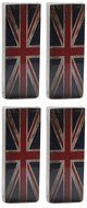Gicos 57668 Radiators Humidifier, Ceramic, UK Flag Design (Pack of 4)