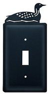 Loon Light Switch Cover Plate (Approx. 2 3/4W x 8H) by Village Wrought Iron