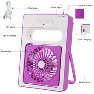 Mystery USB Mini Portable Exqusite Fan Personal Battery Operated Handheld USB Fan Summer Cooling Fan USB Rechargeable... N12