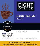 Eight O'Clock Coffee The Original, Keurig K-Cups, 12 Count, (Pack of 6) N31