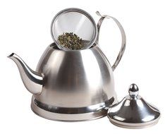 Evco International Creative Home Nobili-Tea Opaque Tea Kettle, 2.0 quart, Black N3