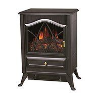 World Marketing Ashton Black Electric Fireplace/ Stove