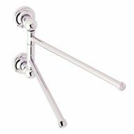 Ginger 4522S/PN Columnar Pivoting Double Towel Bar, Polished Nickel by Ginger