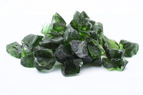 Dragon Glass 1/2" Medium Landscape Glass, 25 lb, Royal Blue N12