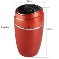 Soyan USB Cool Mist Ultrasonic Humidifier, 300ml Essential Oil Diffuser for Car/Home/Office (Blue) N12