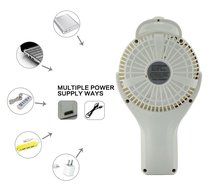 Xman&reg;Mini Handheld USB Misting Fan with Personal Cooling Mist Humidifier Rechargeable Portable Mini Misting Cooling... N4