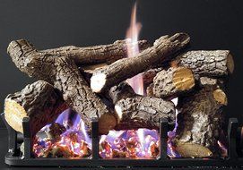 Sierra Majestic Oak Gas Log Kit with Bi-Flo Burner - Natural Gas 18" Vented Gas Logs N4