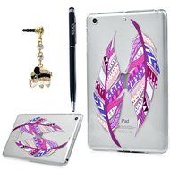 YOKIRIN iPad Mini1/2/3 Case, Fashion Printed Series Slim Fit Shock-absorption Flexible Clear Hybrid Soft TPU Rubber... N25