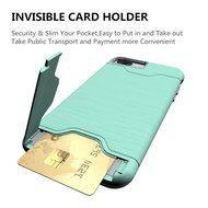 iPhone 7 Card Holder Case,Inspirationc Shockproof Anti-scratch Hard Shell Carrying Case Cover for iPhone 7 4.7... N10