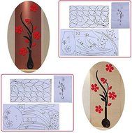 3D Flower Beautiful DIY Mirror Wall Decals Stickers Art Home Room Vinyl Decor N3